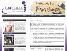 Tablet Screenshot of foothouse.co.uk